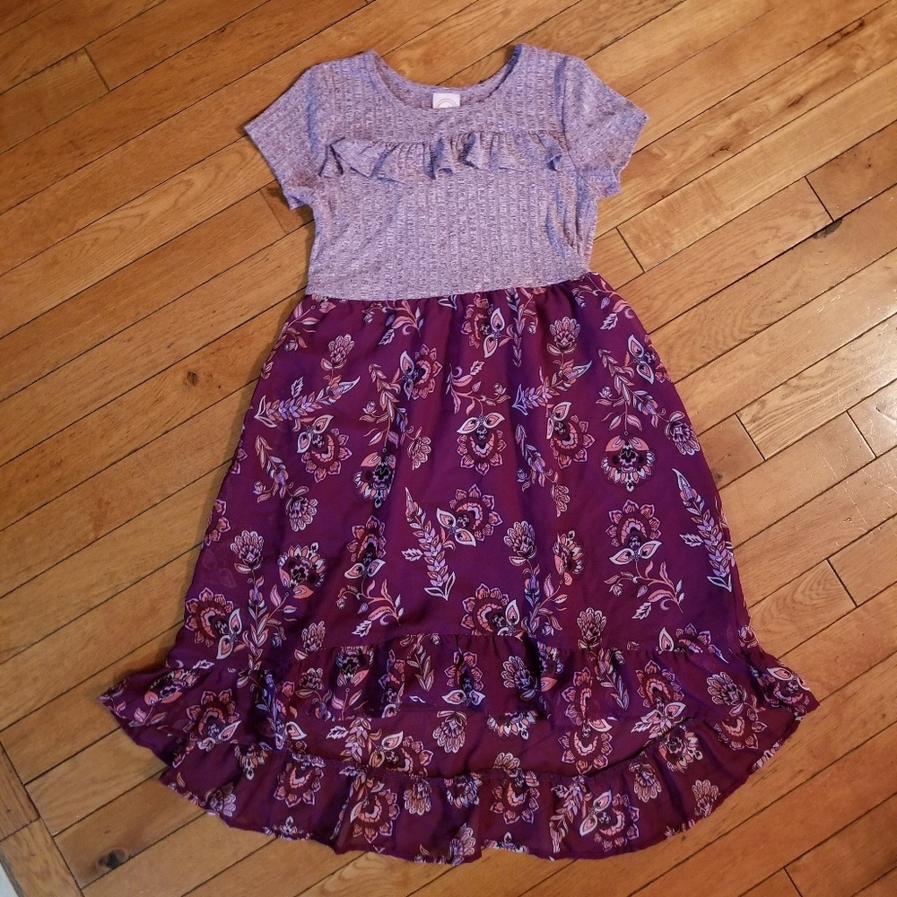 Girls cute hi-low dress M 7/8